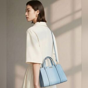 Kate Spade Grace Blue Newbury Lane Small Loden Leather Bag